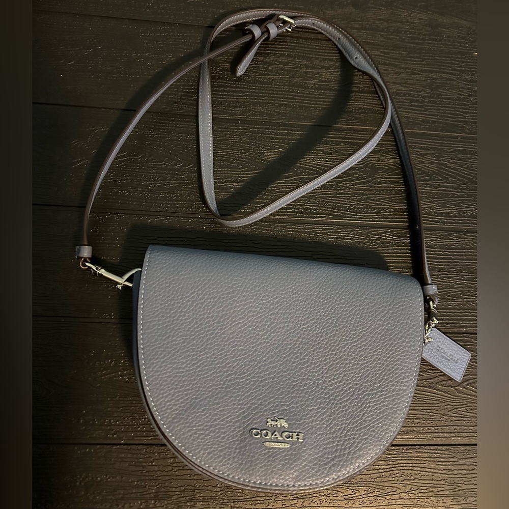 Coach Saddle Bag Crossbody NWOT Periwinkle
